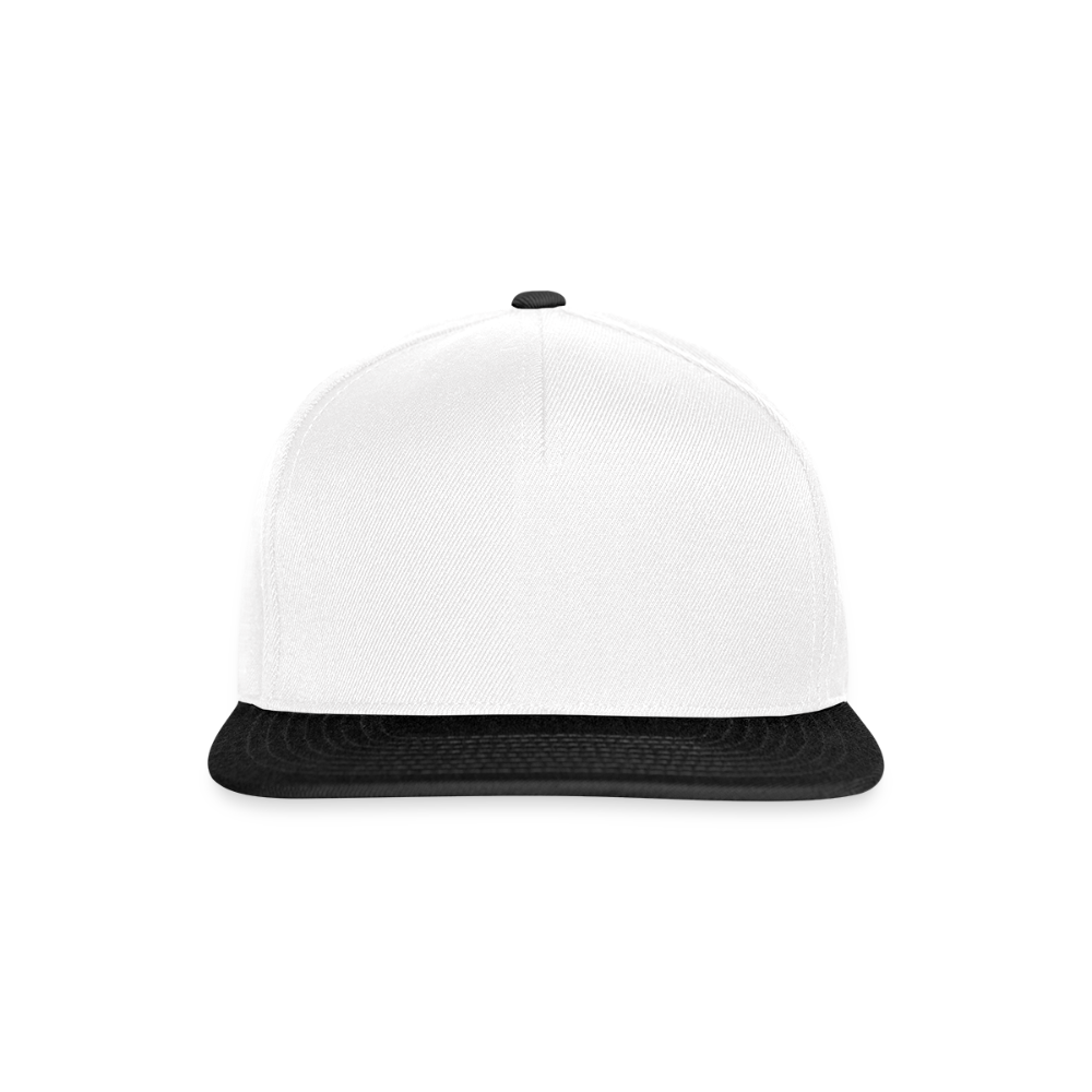 Snapback Cap - Weiß/Schwarz