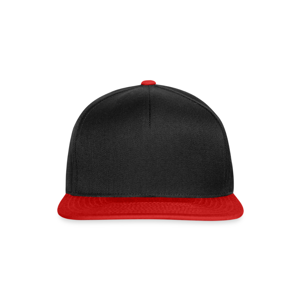 Snapback Cap - Schwarz/Rot
