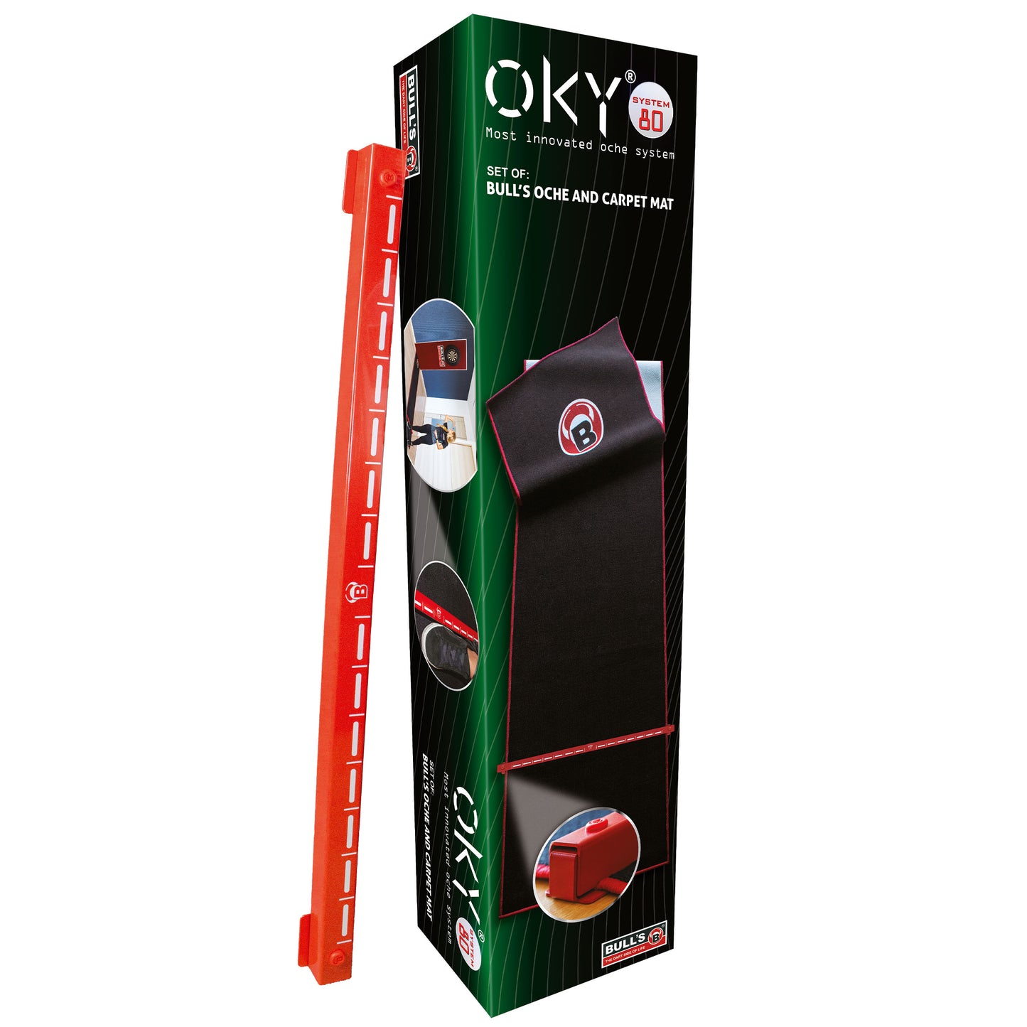 BULL'S Oky System Carpet Mat 80