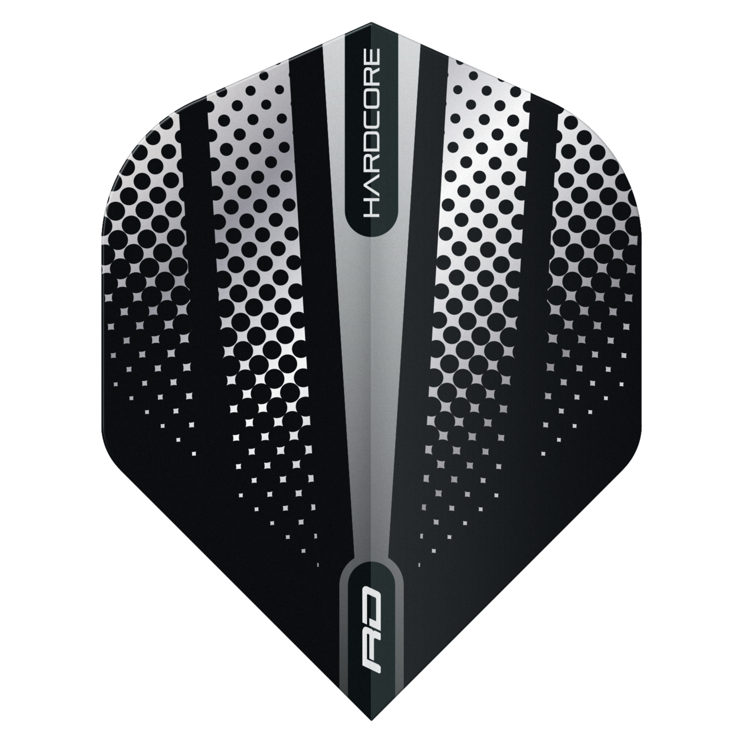 Red Dragon - Hardcore Radical Black Flash Standard Flights 1 Set = 3 Stück