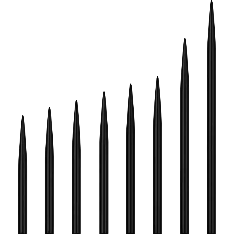 Mission - Glide Point Steeldartspitze - Schwarz