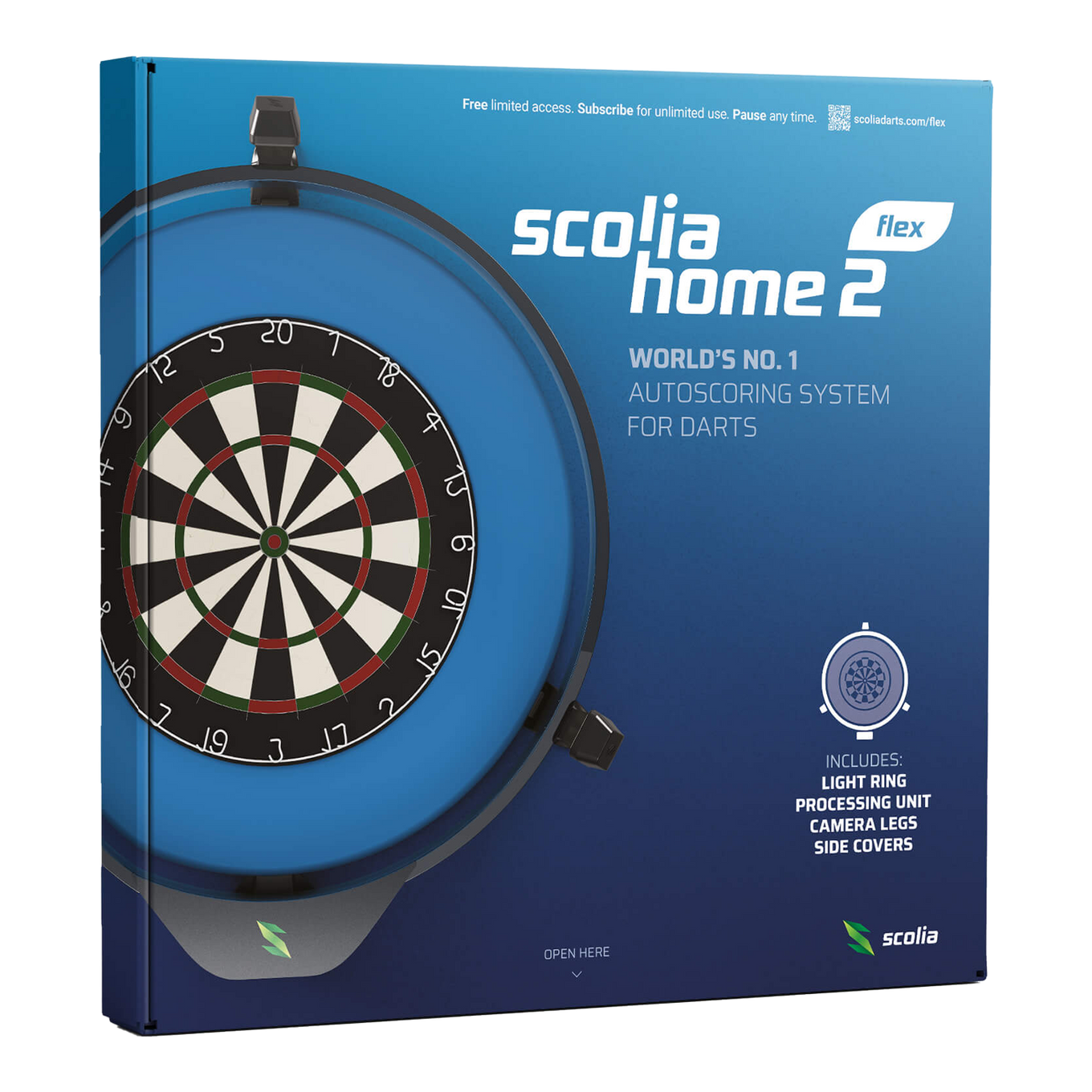Scolia Home 2 FLEX - Autoscoring System mit Beleuchtungsring