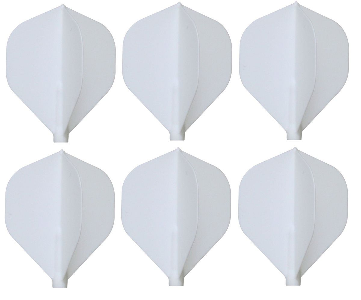Cosmo Darts Fit Flights Weiß Standard Flights 2er Set
