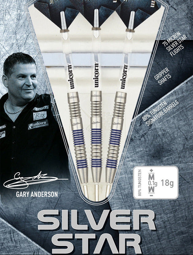Unicorn Silver Star Gary Anderson Steel Darts