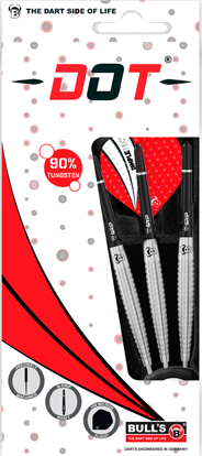 BULL'S Dot D6 90% Tungsten Steel Dart