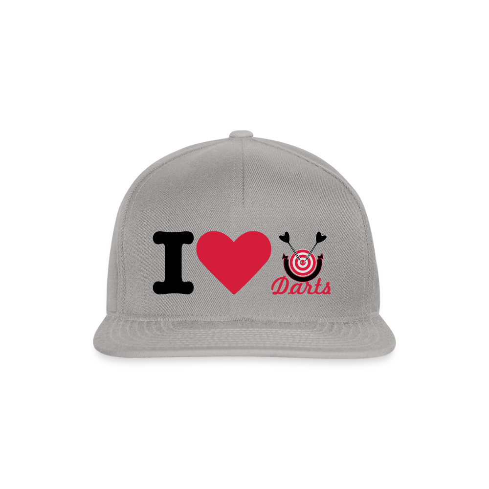 I Love Darts Cap - Graphit/Graphit
