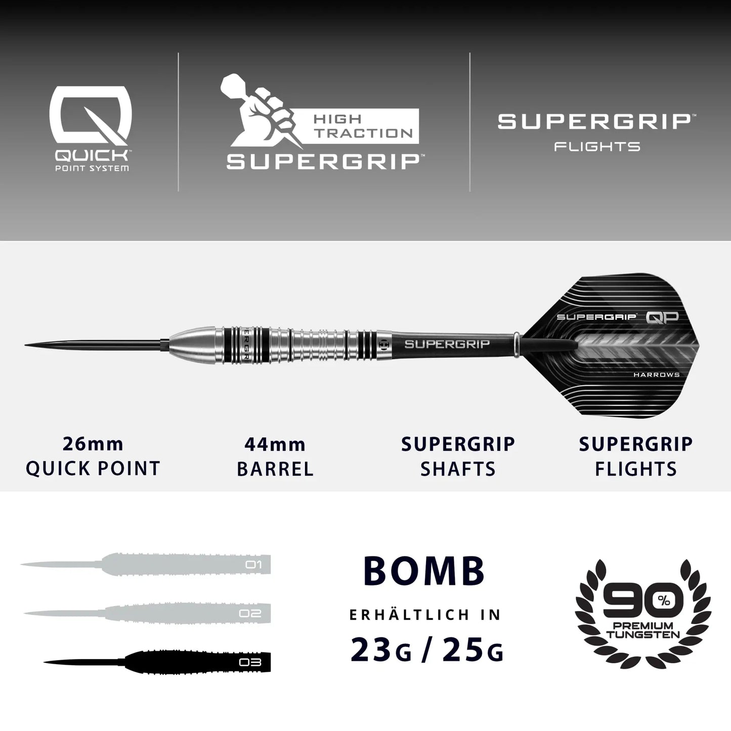 HARROWS Supergrip QP Bomb 90%