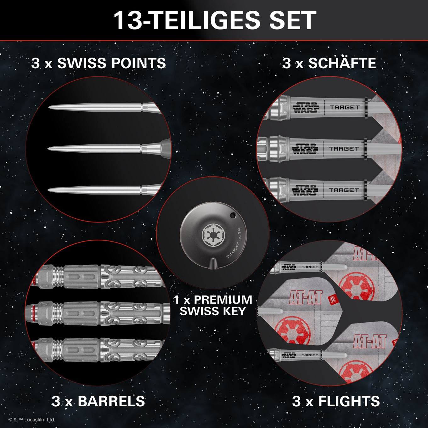 Target Star Wars AT-AT Swiss Point Steeldarts