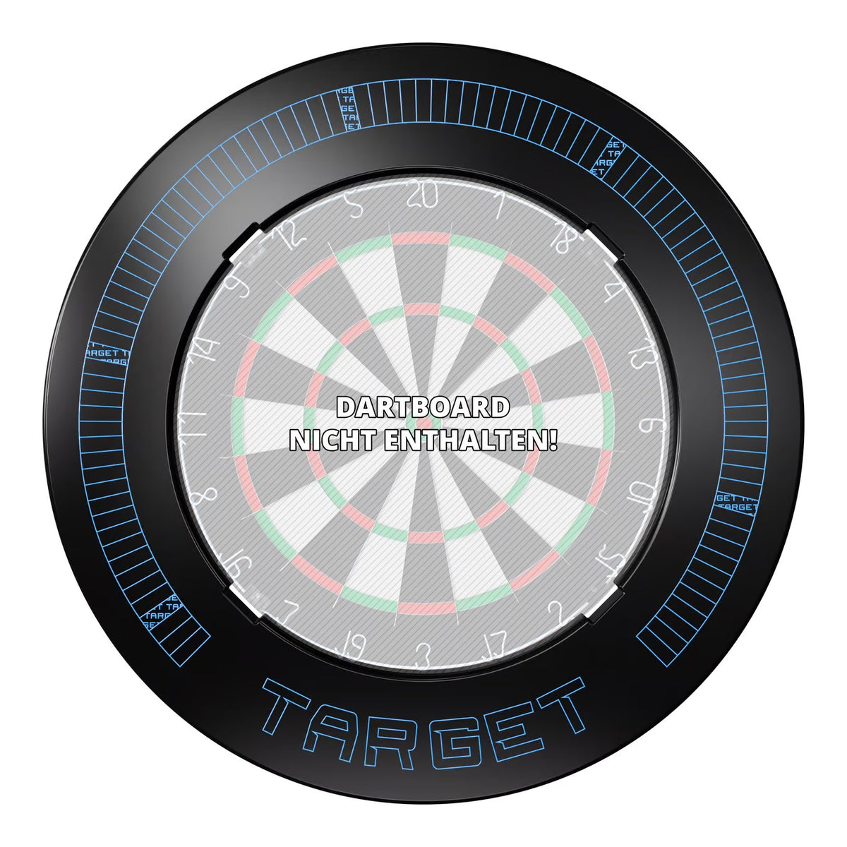 Target Corona Vision Notched Dartboard Surround mit Beleuchtung