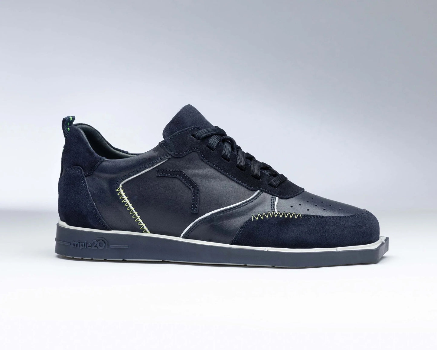 Triple20 Dartschuhe Leder Blau/Weiß