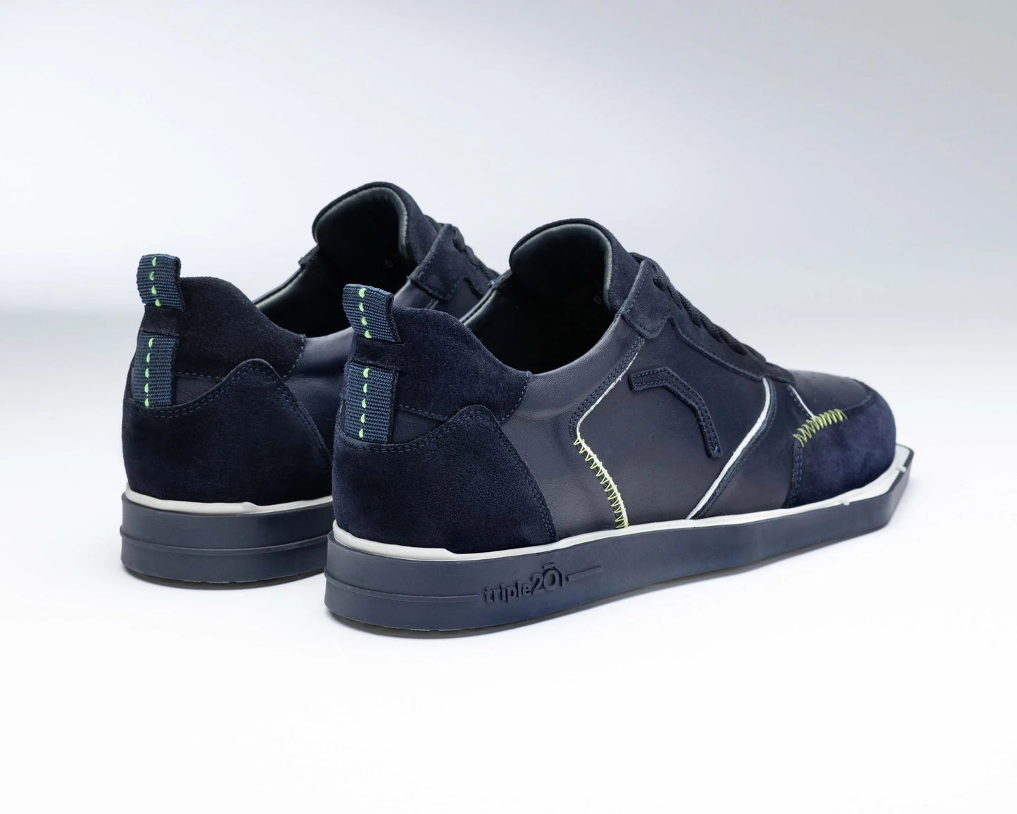Triple20 Dartschuhe Leder Blau/Weiß