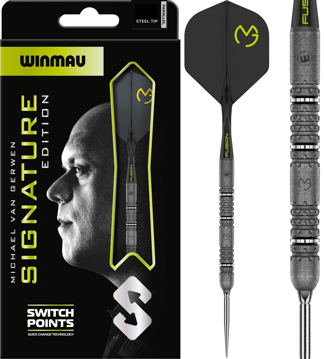 Winmau Michael van Gerwen MVG Signature Edition Switch Point 90% Steeldarts