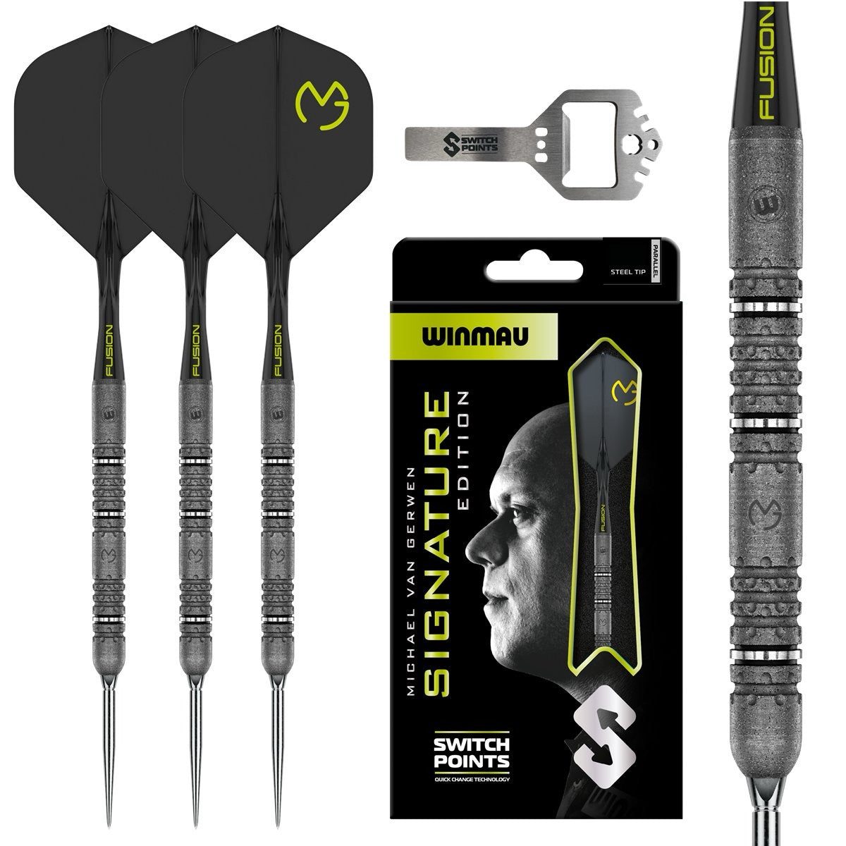 Winmau Michael van Gerwen MVG Signature Edition Switch Point 90% Steeldarts