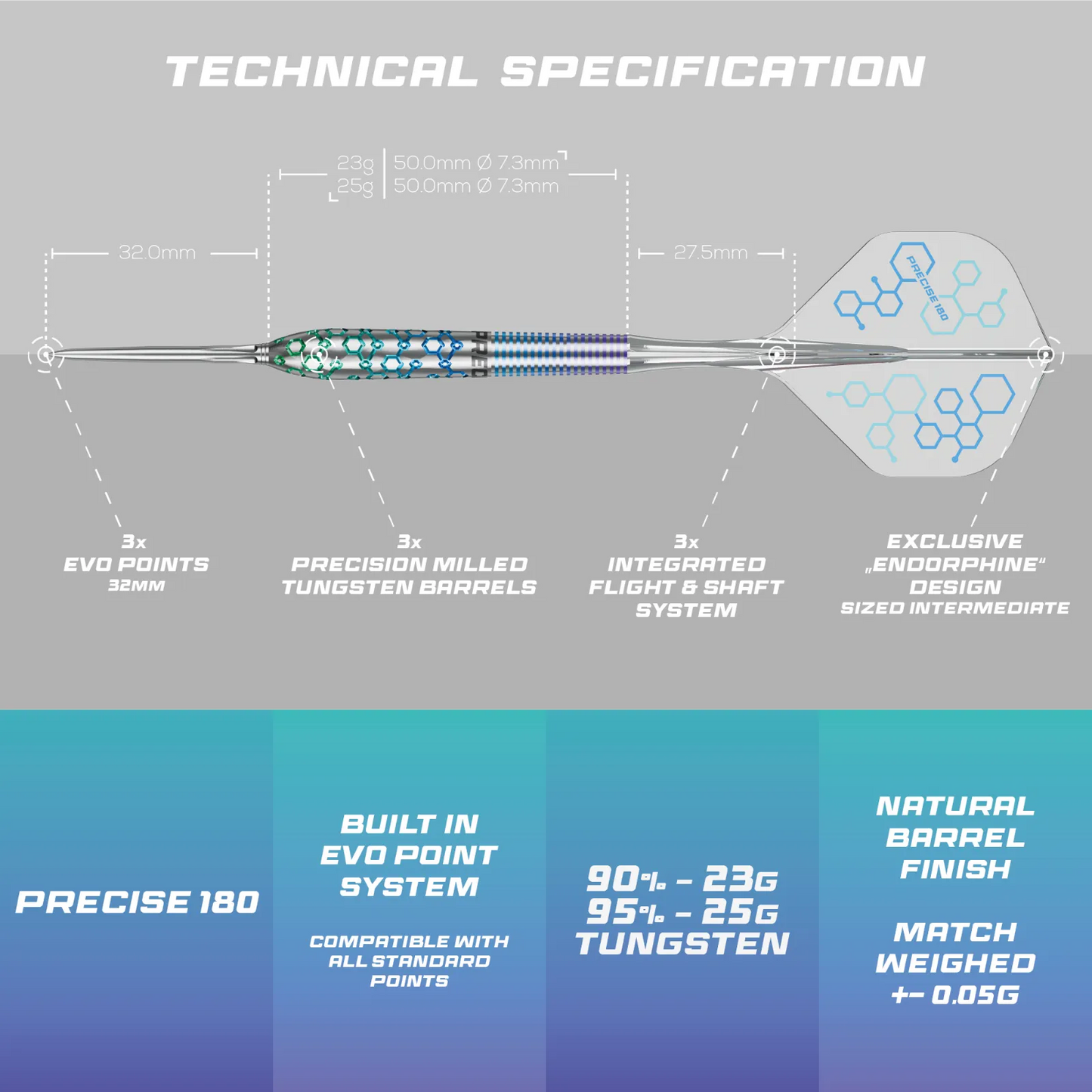 Precise180 Endorphine Dart