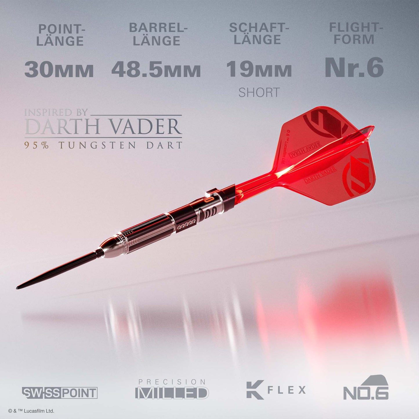 Target Star Wars Darth Vader Sith Lord Lightsaber Limited First Edition Darts- 24g