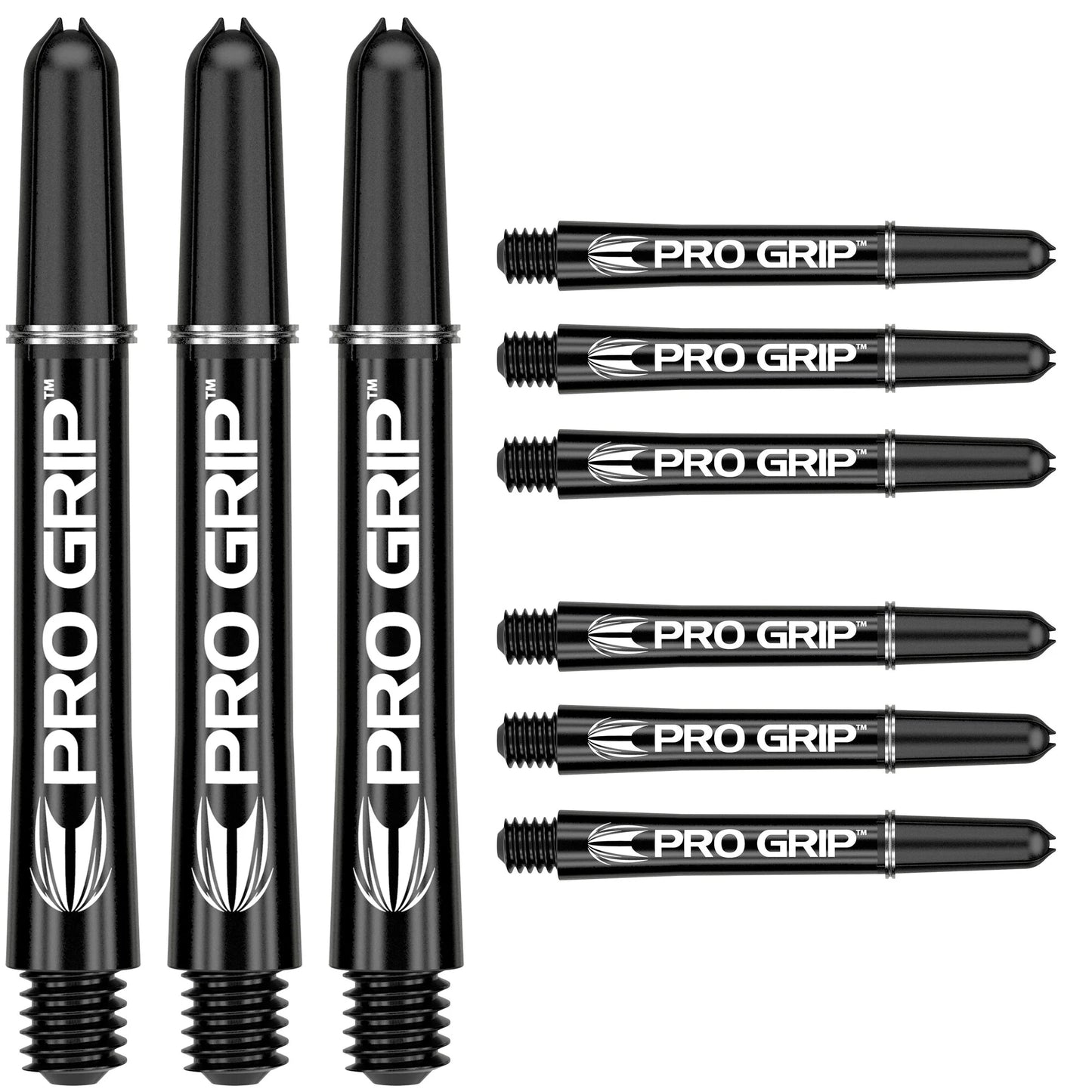 Target - Pro Grip Shafts - 3 Sets - Schwarz Länge 41mm