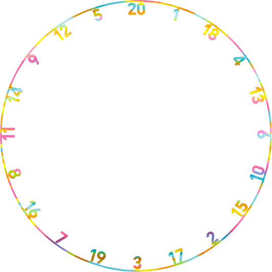 Precise180 - One Piece Lasercut Zahlenring Candy