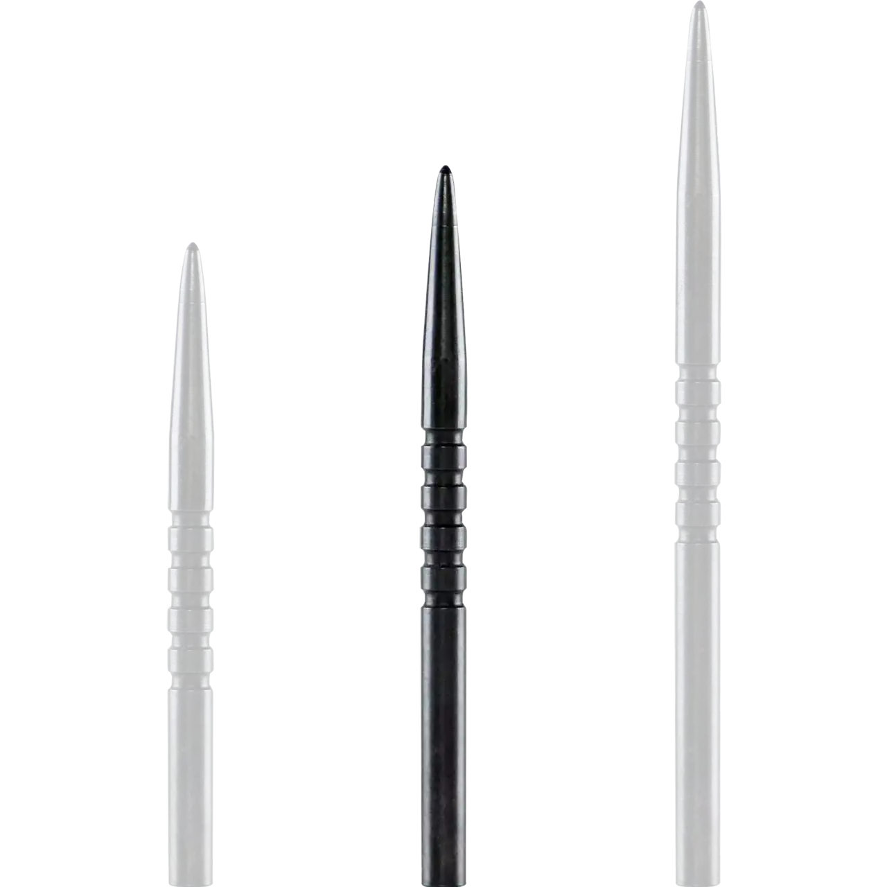 Bull's NL - Ring Grip Steeldartspitze - Schwarz