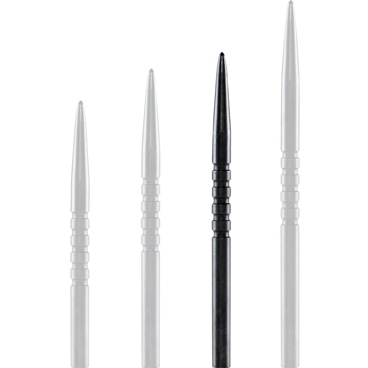 Bull's NL - Ring Grip Steeldartspitze - Schwarz