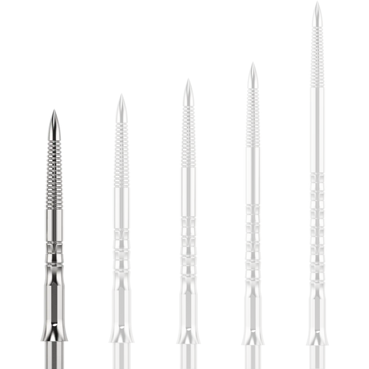 Caliburn EVO Bamboo Steeldartspitze Silber