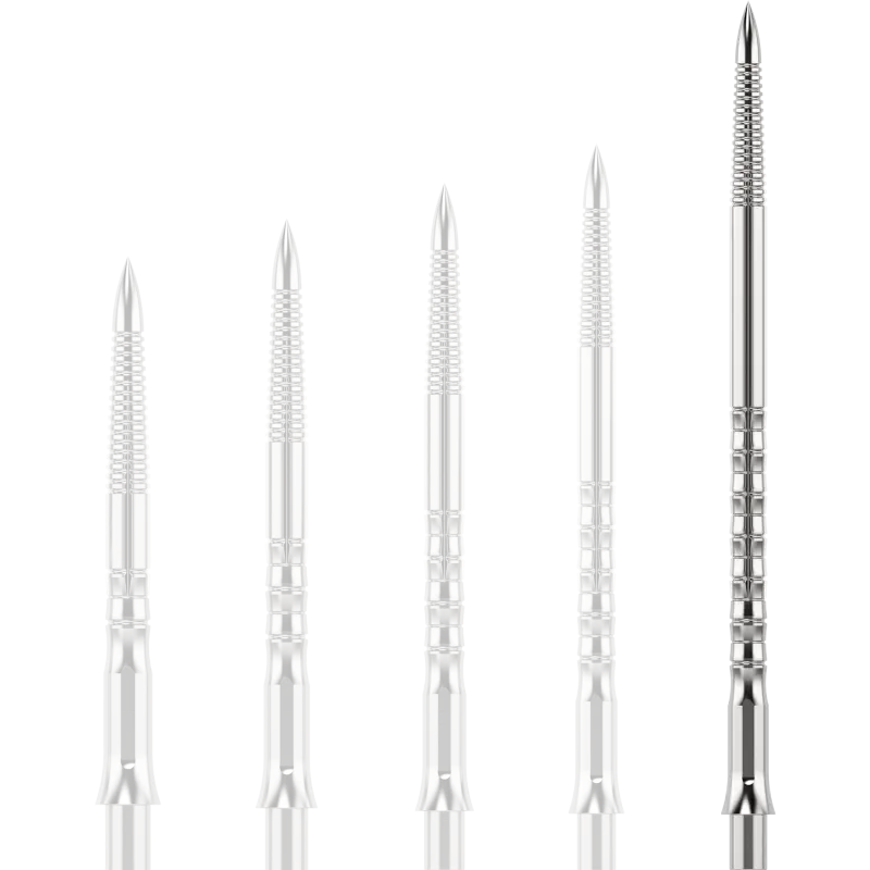 Caliburn EVO Bamboo Steeldartspitze Silber