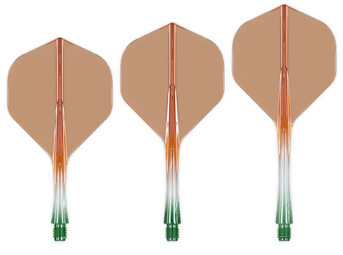 Caliburn SUP Shaft/Flight System Standard No2 Two Tone Grün/Orange