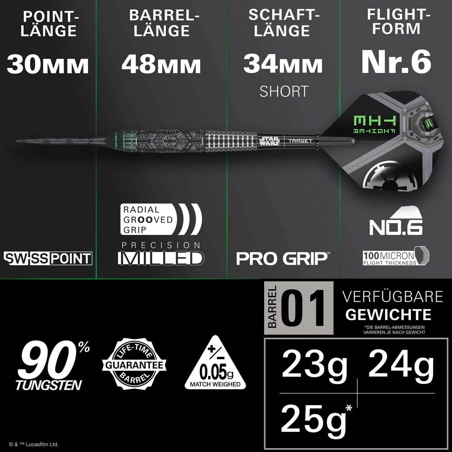 Target Swiss Point Star Wars Tie Fighter Steeldart