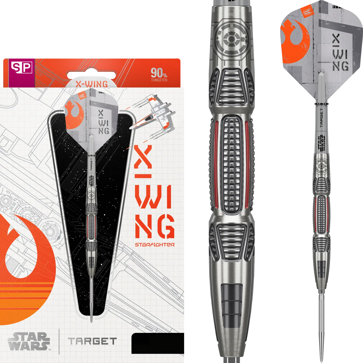 Target Swiss Point Star Wars X-Wing Steeldart