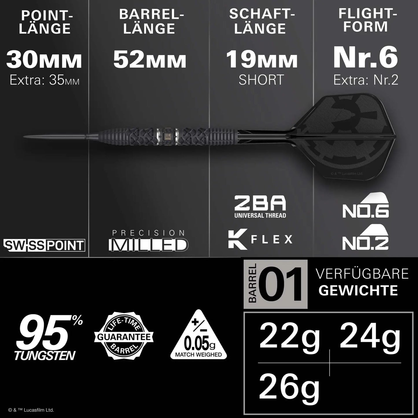 Target Swiss Point Star Wars Darth Vader Steeldart