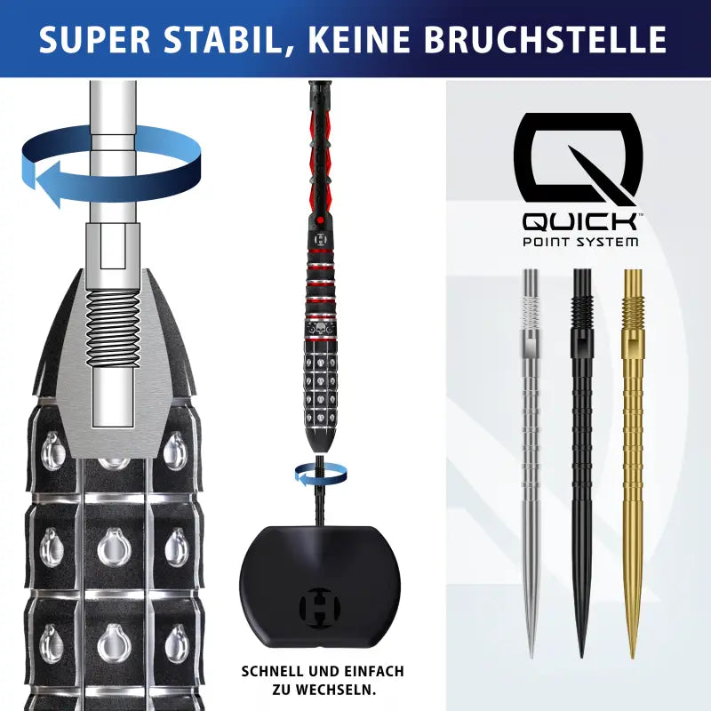 Harrows HM Grip Point Schwarz