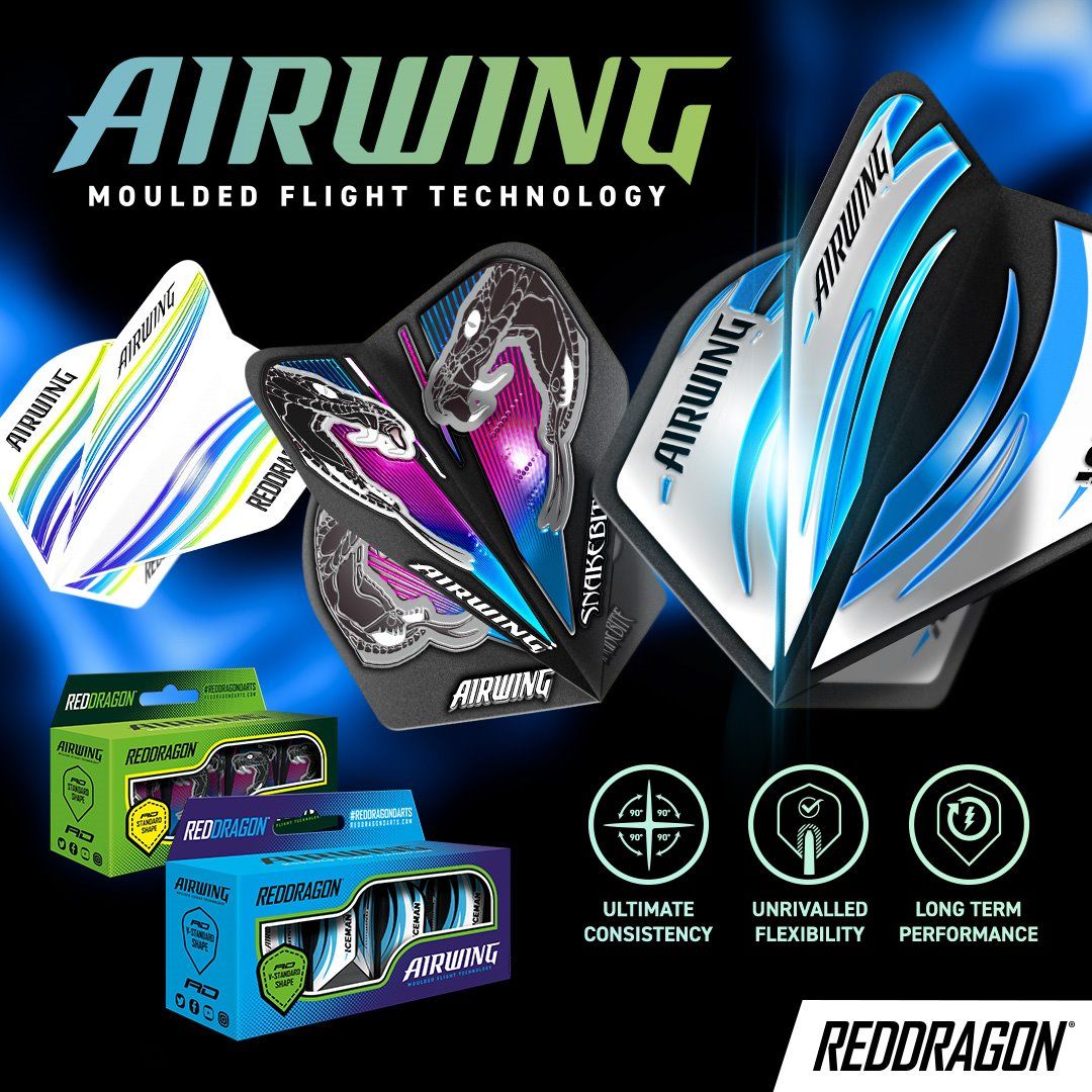 Reddragon Airwing Peter Wright Snakebite Lila Dart Flights Standard