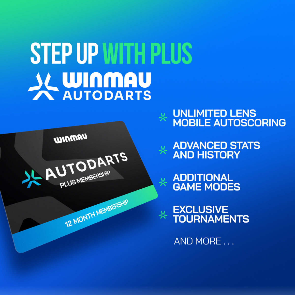 Winmau Device Stand & 12 Monate Membership Bundle