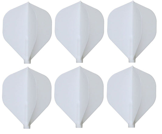 Cosmo Darts Fit Flights Weiß Standard Flights 2er Set