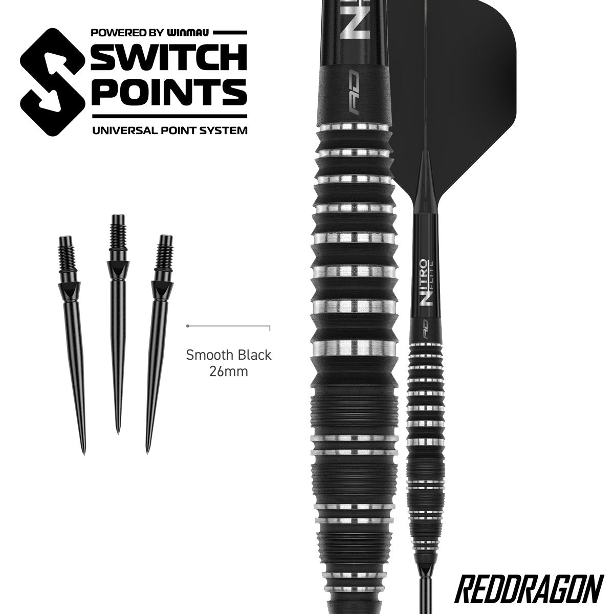Reddragon Sable Bomb Switch Point 90% Steeldarts
