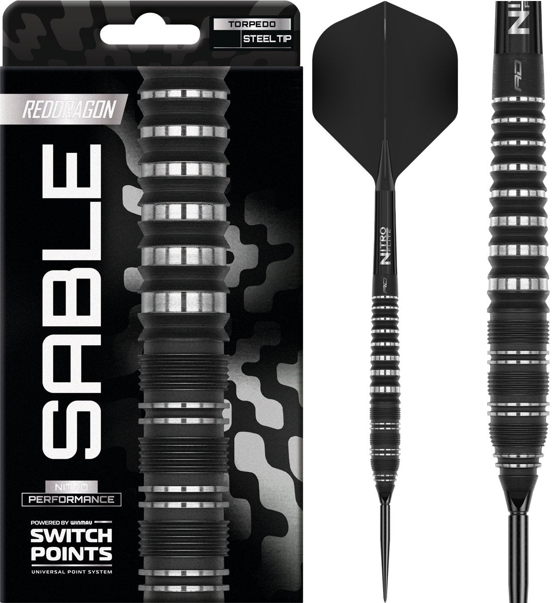Red Dragon Sable Torpedo Switch Point 90% Steeldarts