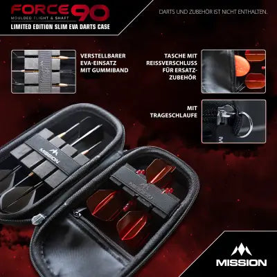 Mission  Force 90 Dart Case  Limited Edition Slim
