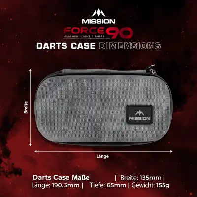 Mission  Force 90 Dart Case  Limited Edition Slim