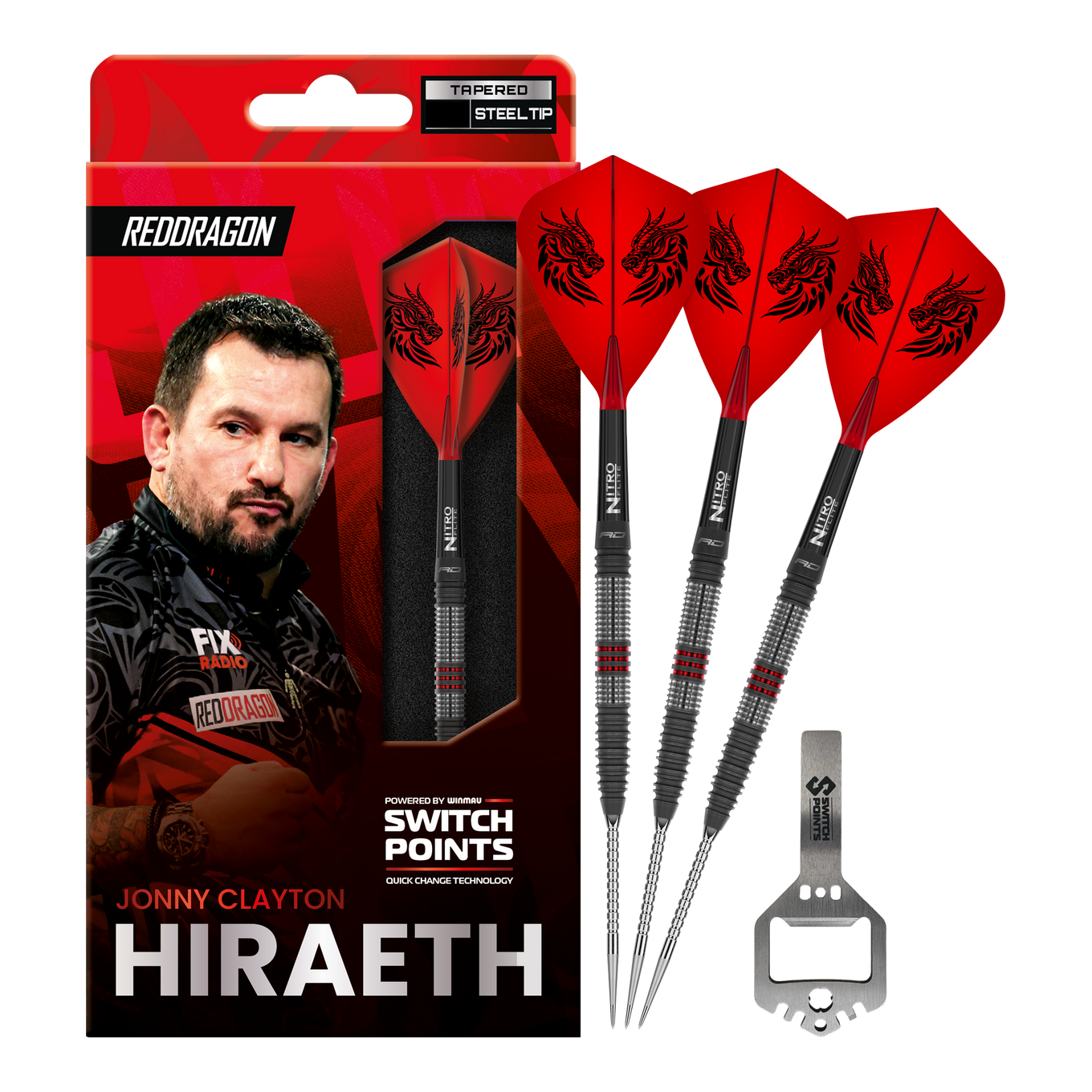 Red Dragon Jonny Clayton Hireath Switch Point Steeldarts