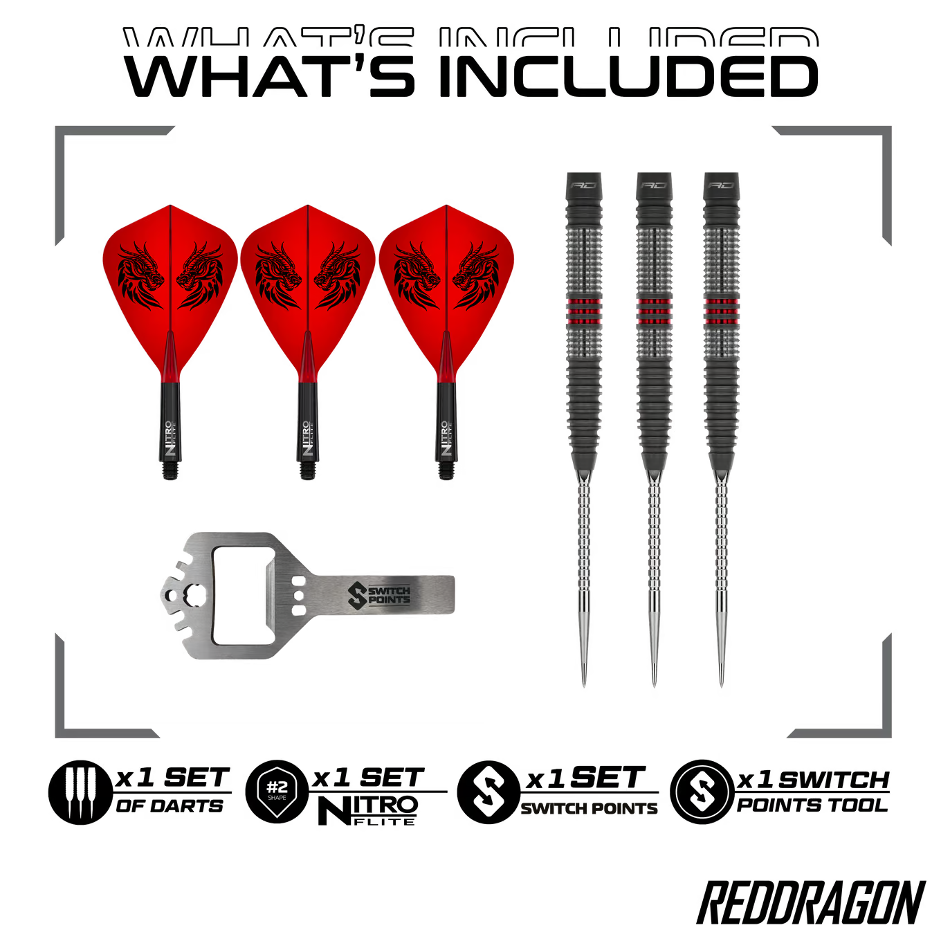 Red Dragon Jonny Clayton Hireath Switch Point Steeldarts