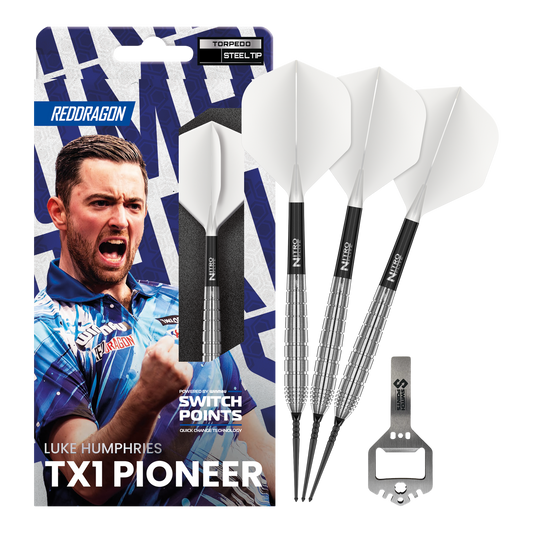 Red Dragon Luke Humphries TX1 Pioneer Switch Point Steeldarts