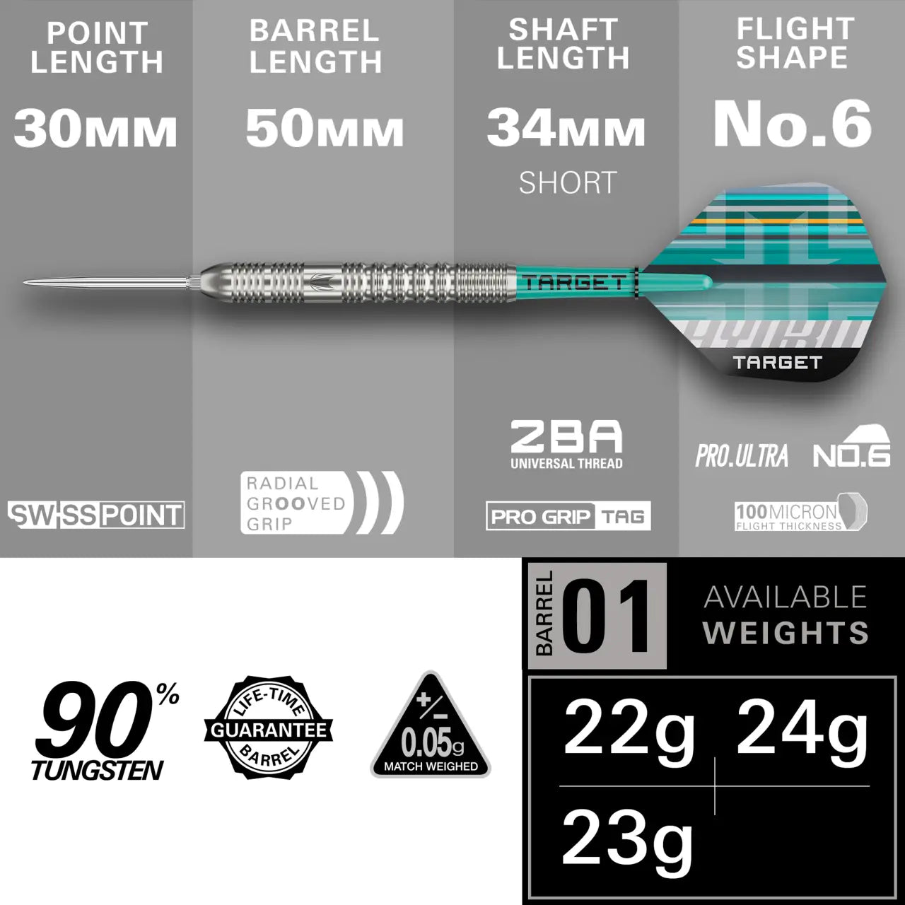 Target - Swiss Point Steeldart Hydro 01