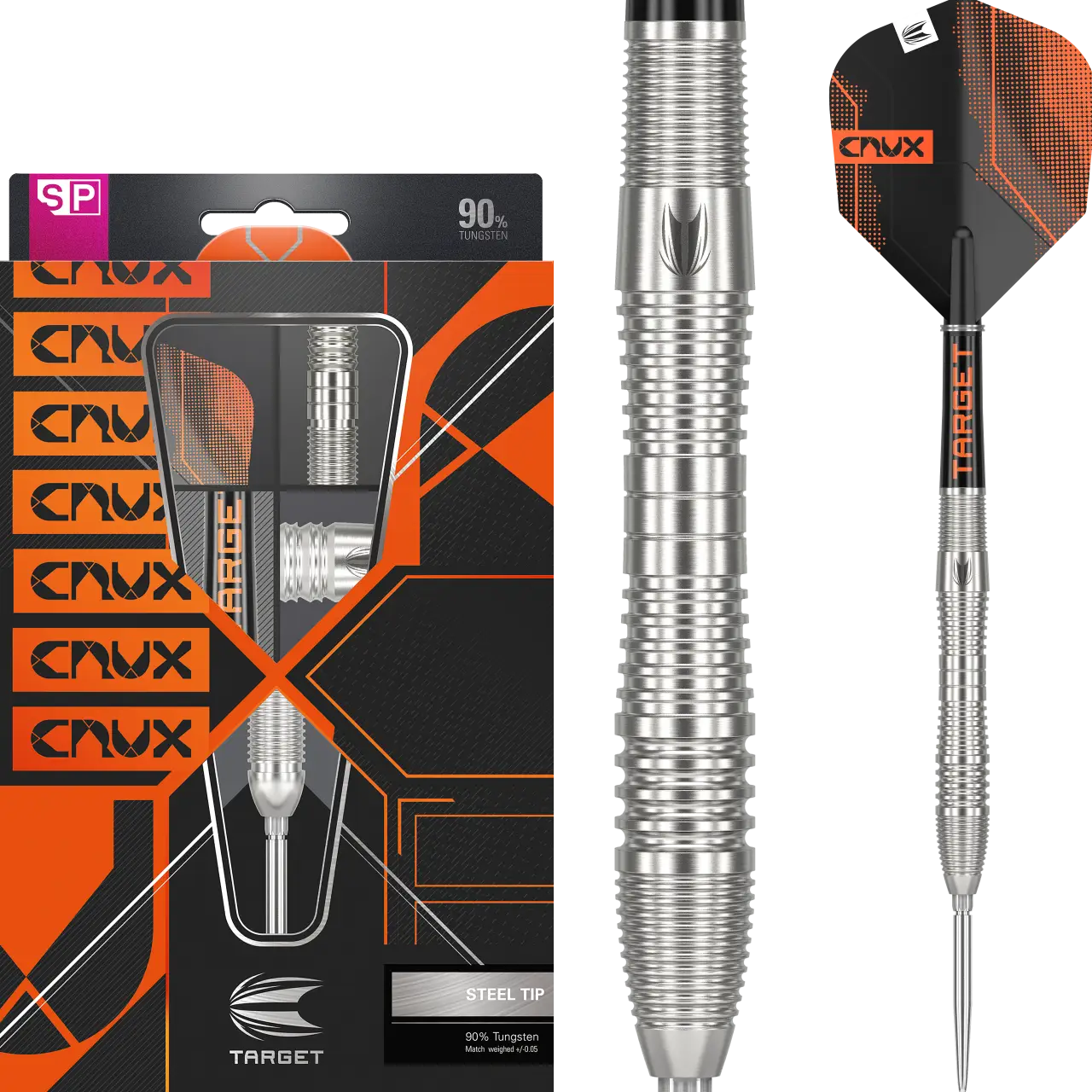 Target - Crux 03 Swiss Point Steeldarts - 90% Tungsten