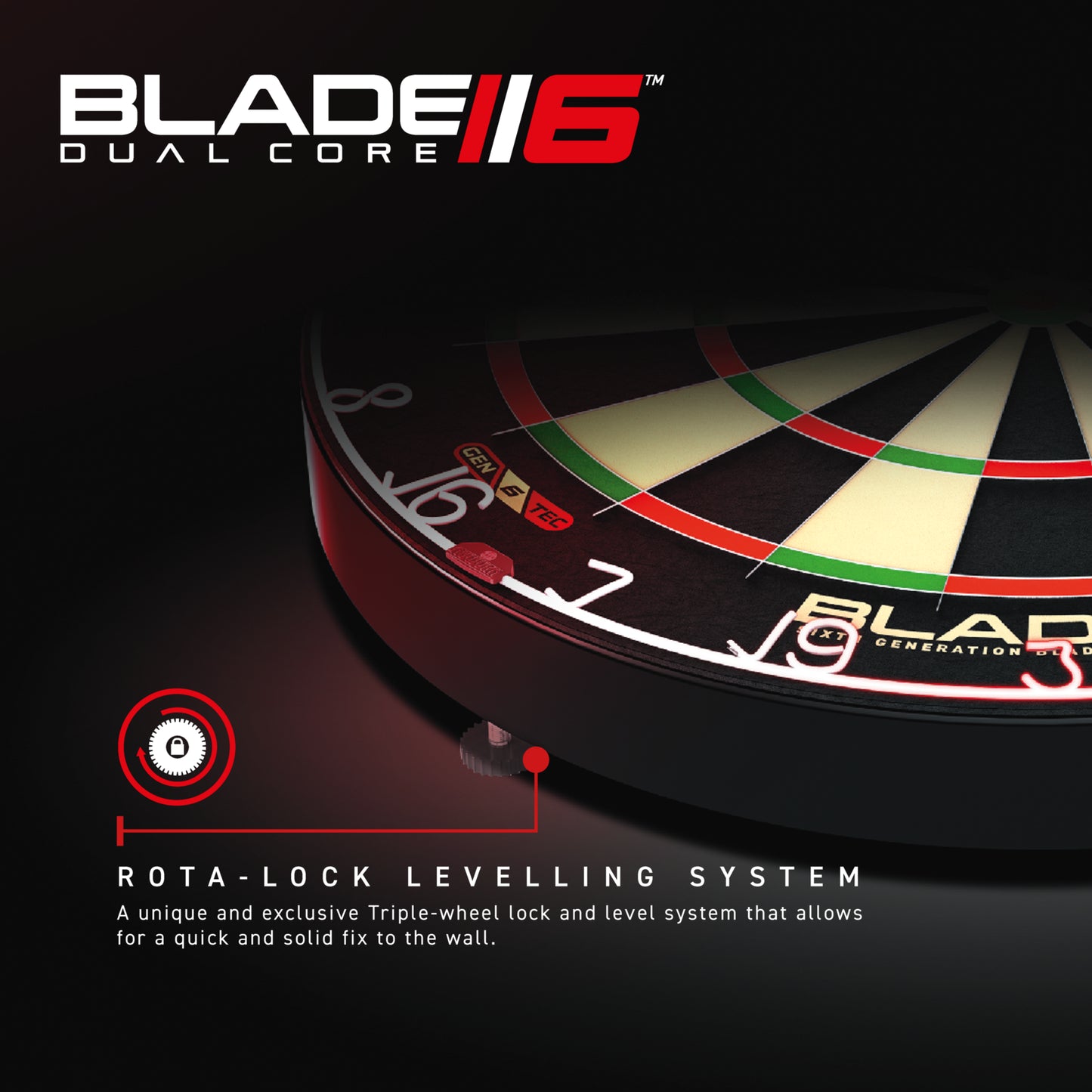 Winmau - Blade 6 DualCore Steeldartboard